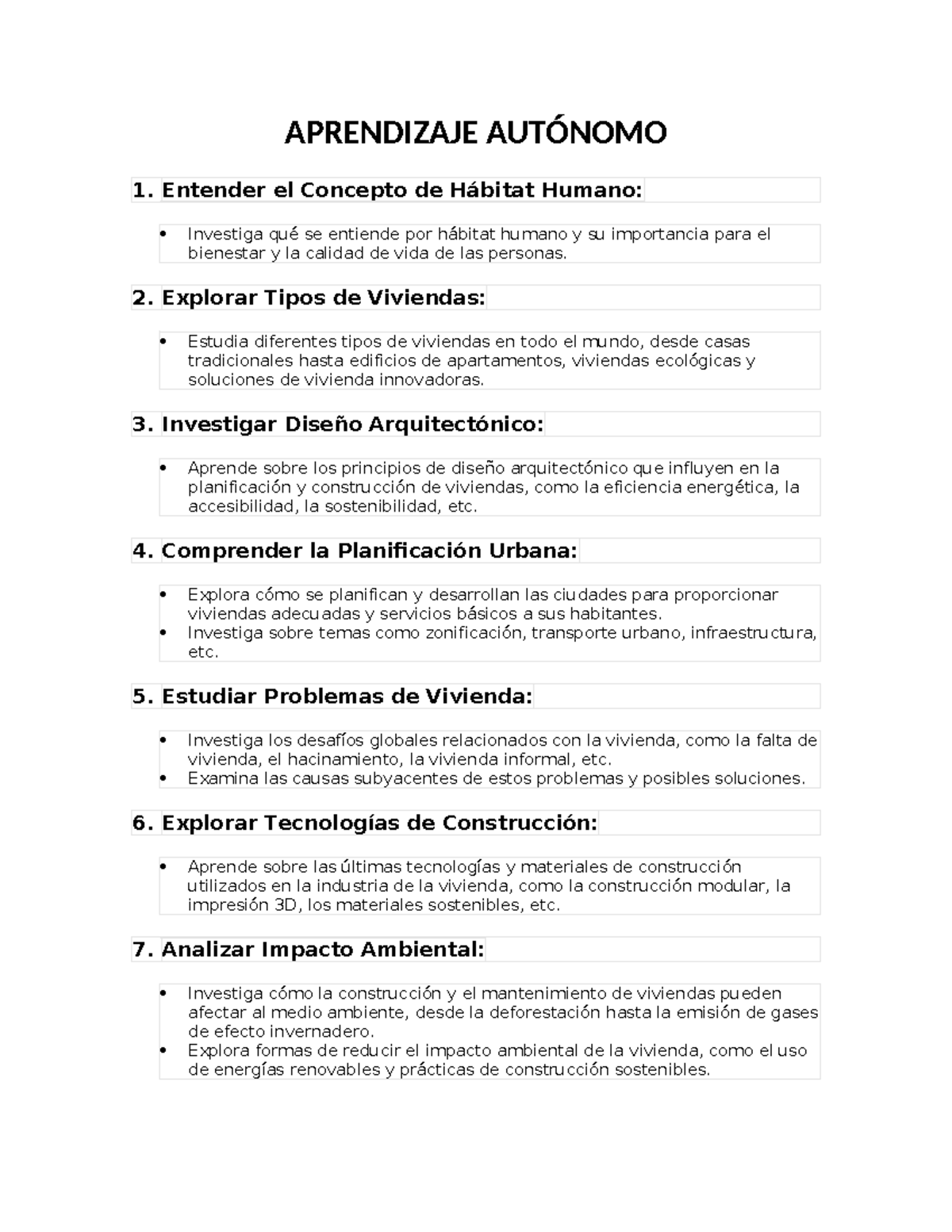 Aprendizaje Autónomo - APRENDIZAJE AUTÓNOMO 1. Entender el Concepto de ...