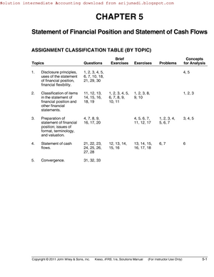 Ch05 Intermediate Accounting Studocu