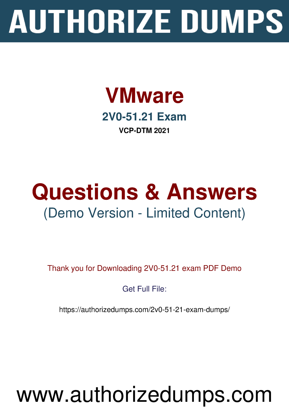 Sample 2V0-51.21 Exam