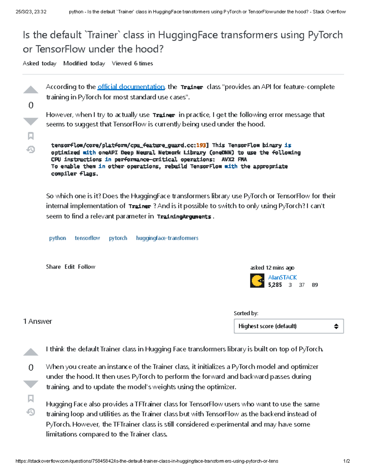 Python - Is the default `Trainer` class in Hugging Face transformers ...