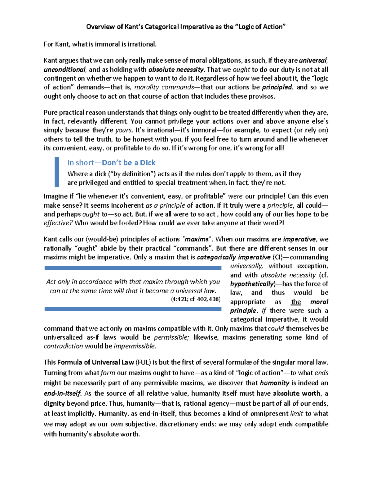 KANT S THEORY visual data 3