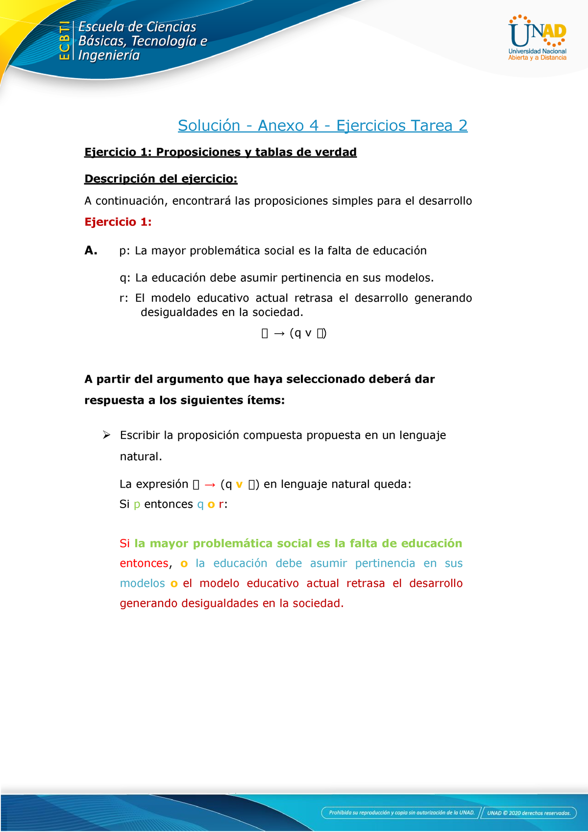 Solucion Anexo 4 - Ejercicios Logica - Solución - Anexo 4 - Ejercicios ...