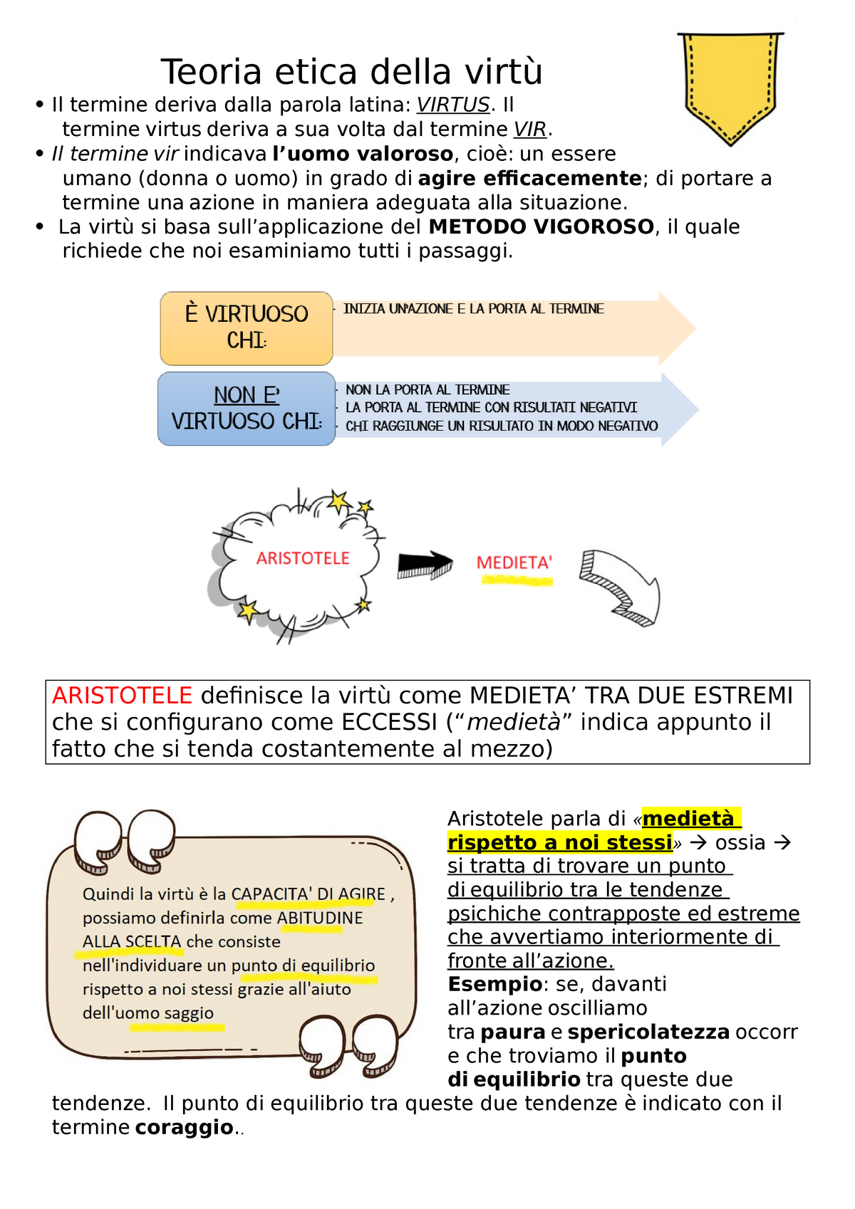 Mappa Concettuale Sulla Teoria Etica Della Virtù Teoria Etica Della Virtù Il Termine Deriva 2043