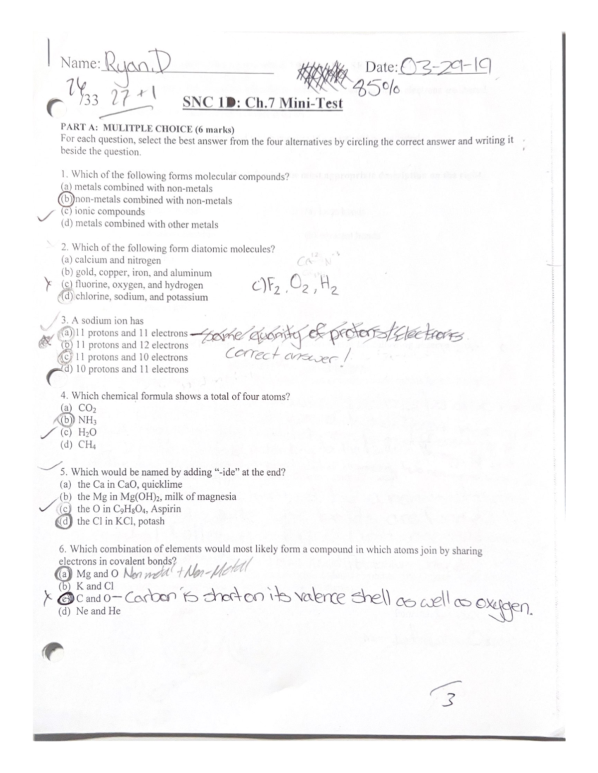 case study questions for grade 9 science