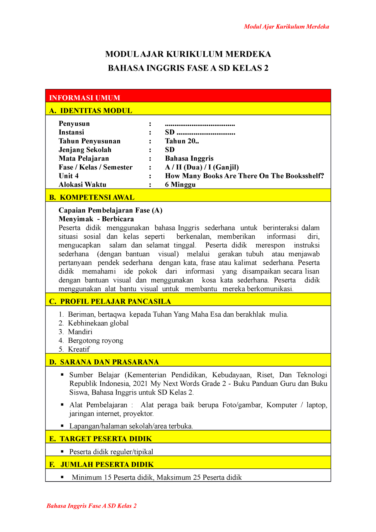 4. Modul Ajar B.Inggris Kelas 2 - BAB 4 (Websiteedukasi - MODUL AJAR KURIKULUM MERDEKA BAHASA ...