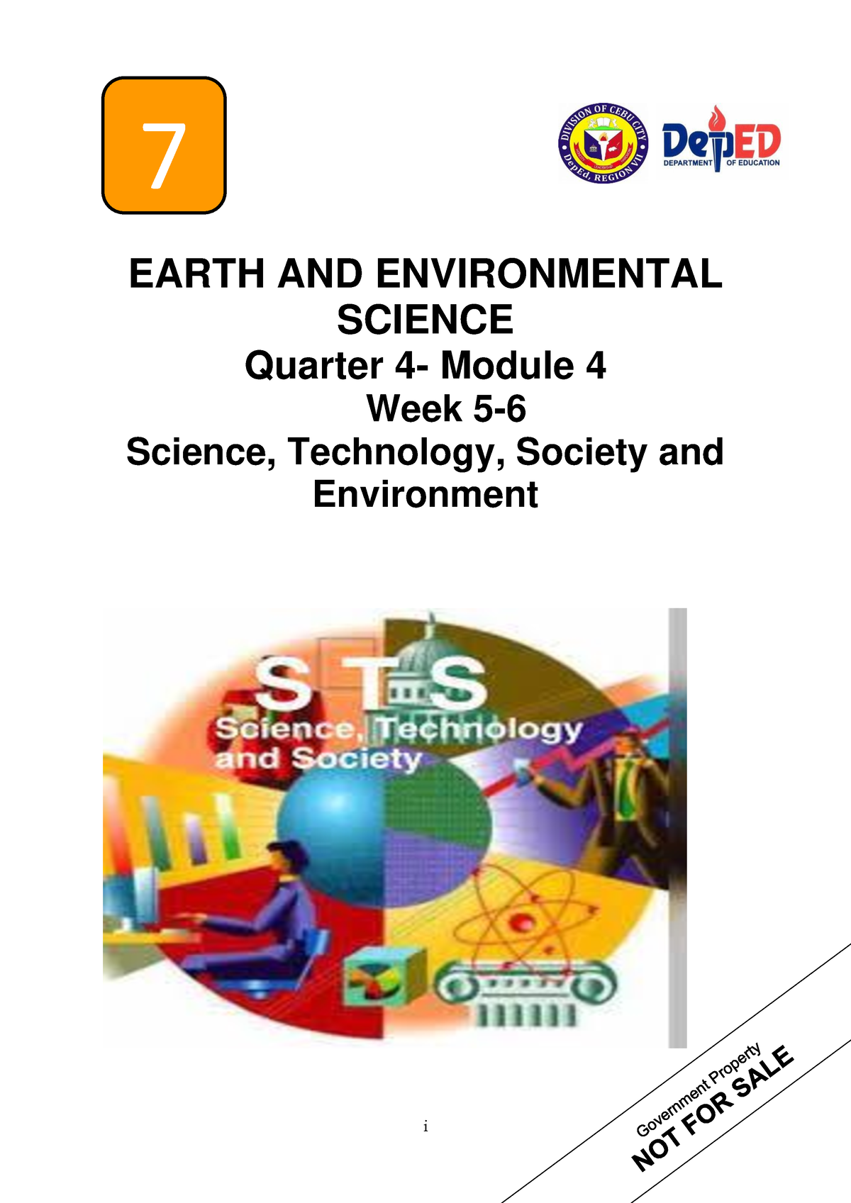 4 Q4 SSC Earth ENVI Science - I EARTH AND ENVIRONMENTAL SCIENCE Quarter ...