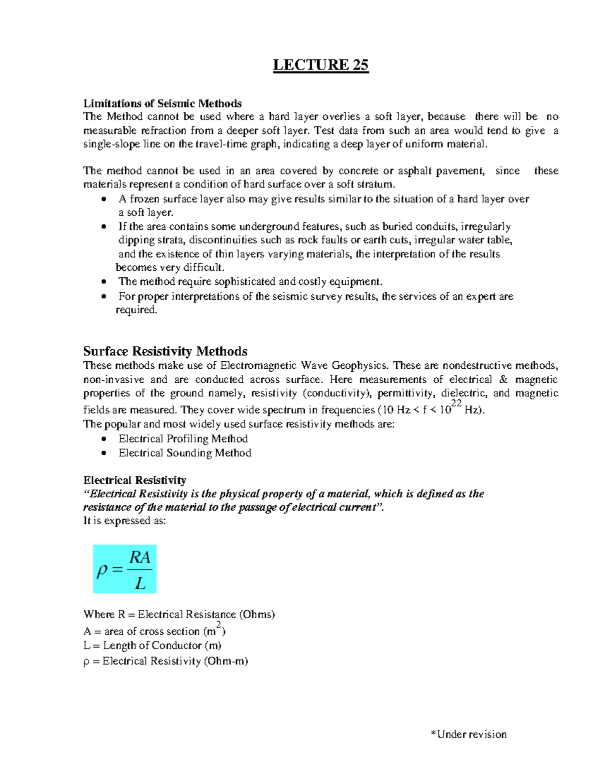 Ch10.limitation of seismic pressure and details - LECTURE 25 ...
