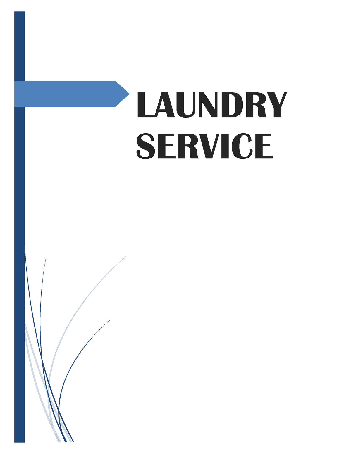 thesis about laundry service