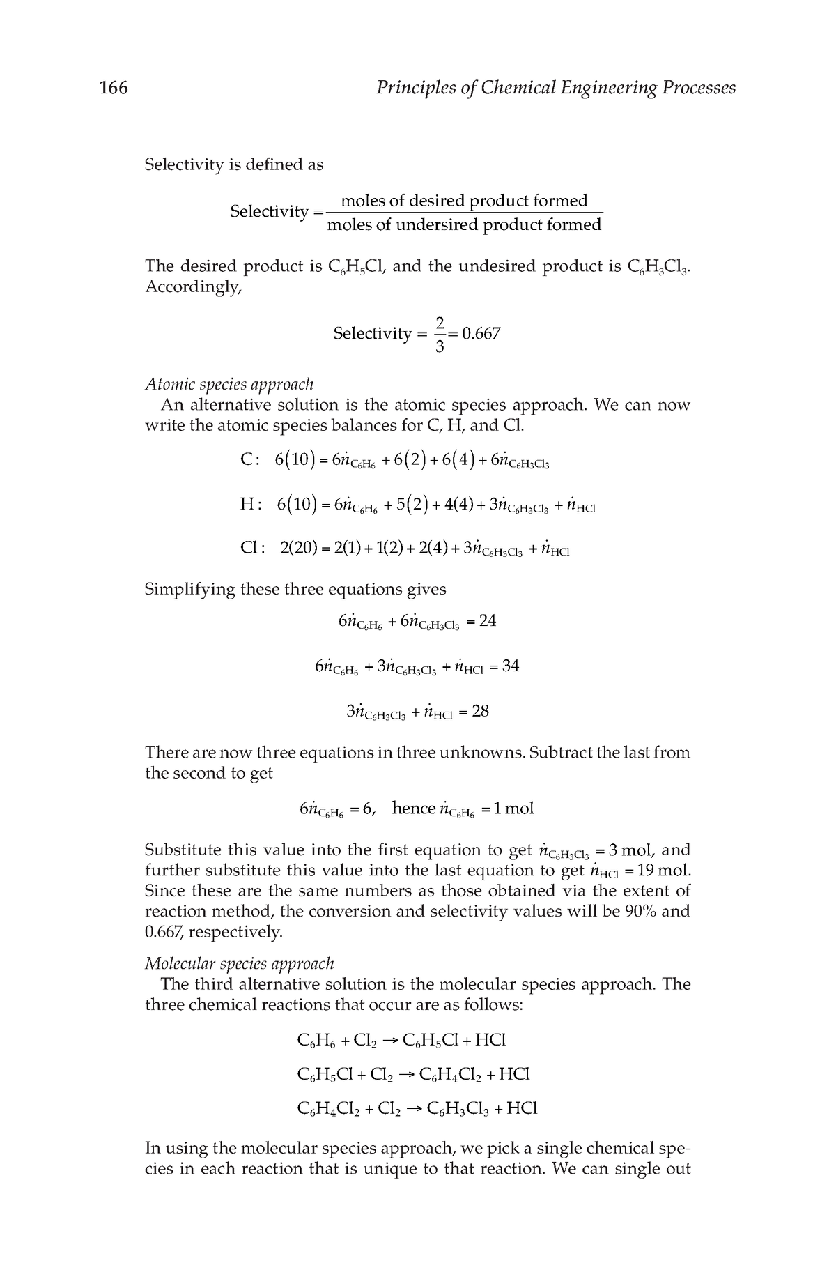 Principles of Chemical Engineering-28 - Accordingly, Selectivity = 2 3 ...