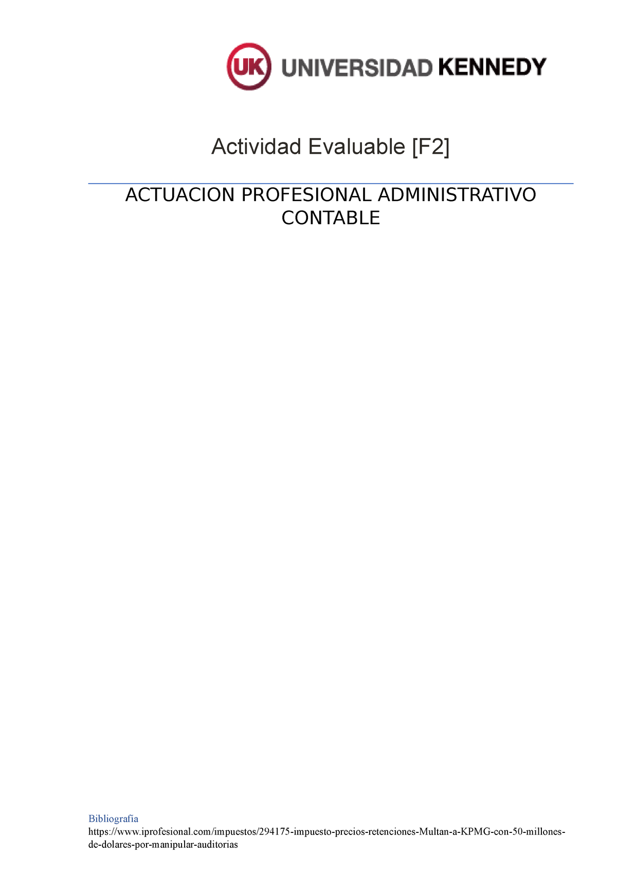 Actividad Evaluable 2 Act Prof Adm Contable - Actividad Evaluable [F2 ...