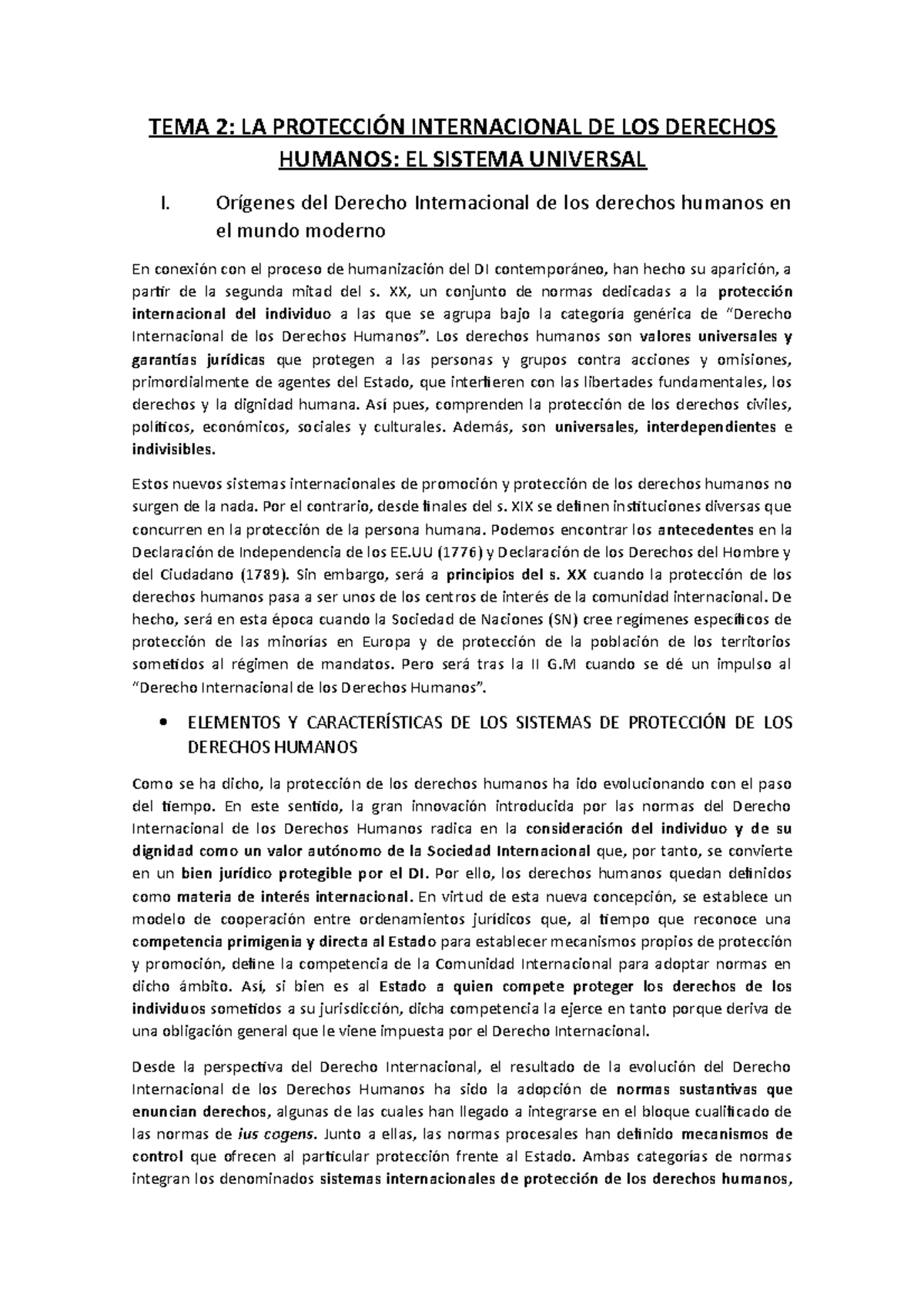 Tema 2 - La proteccioìn internacional de los derechos humanos%2c el ...