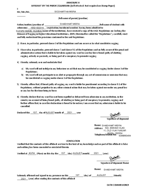 Brief CV for BA-BBA LL.B (Hons) - SYMBIOSIS LAW SCHOOL, Pune/NOIDA ...