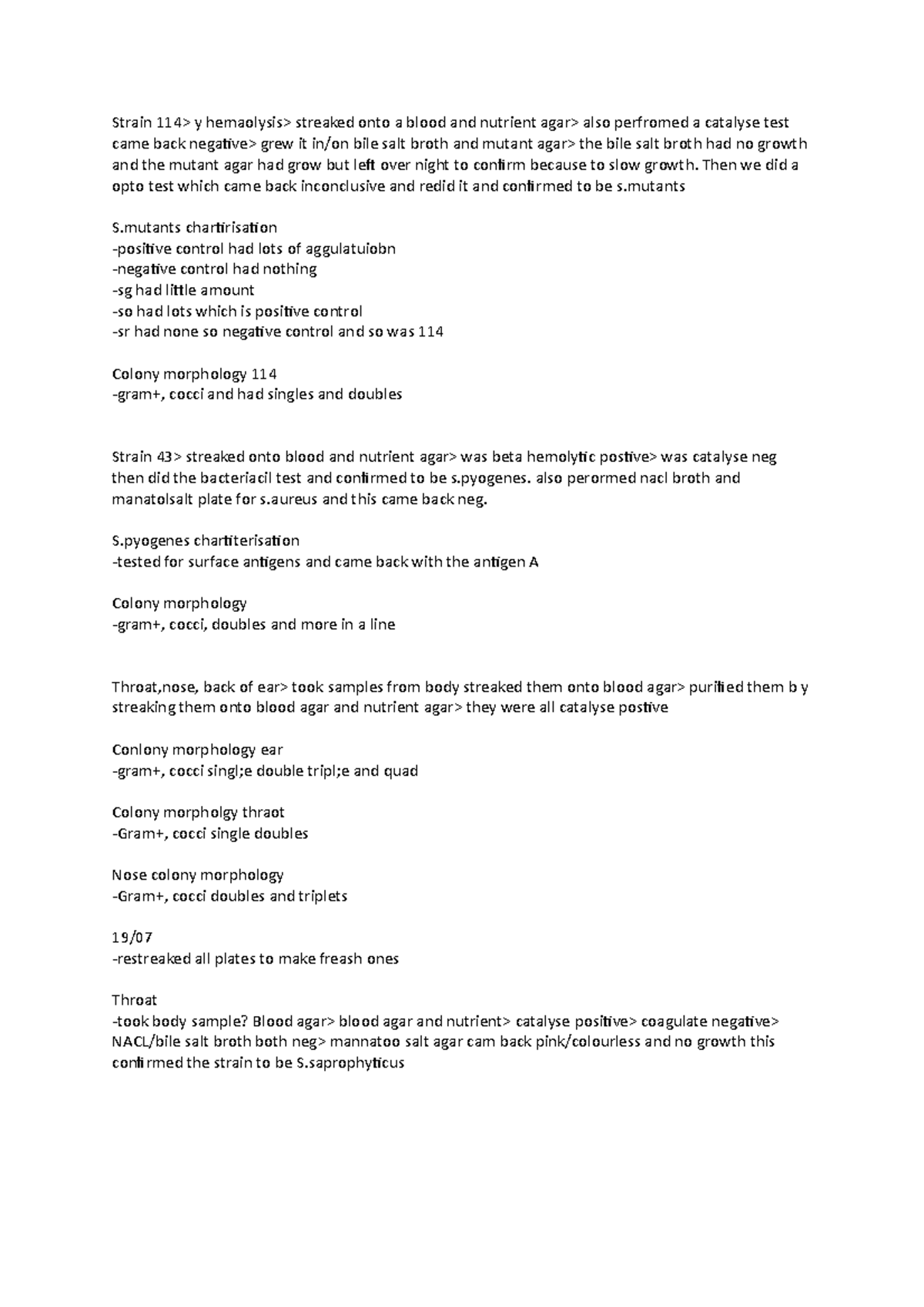 Micro 349lab notes - Biomedical Microbiology - AucklandUni - Studocu