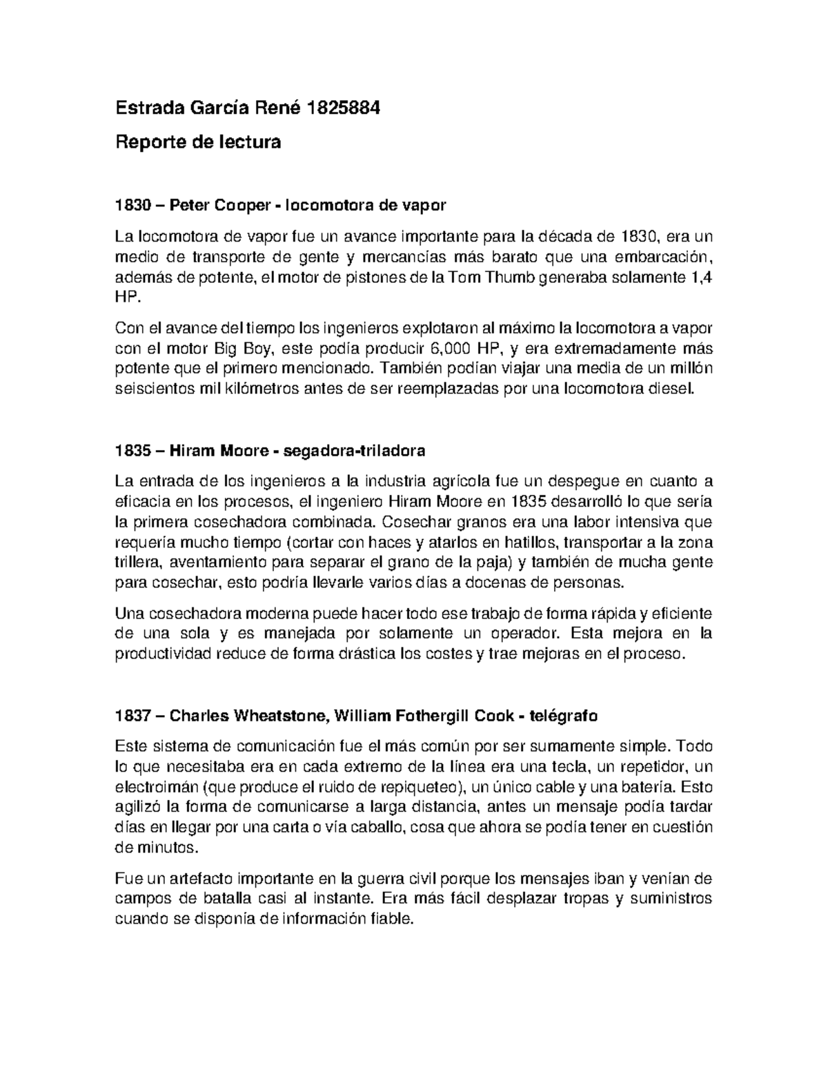 Reporte De Lectura 2 - Contexto Social - Estrada García René 1825884 ...