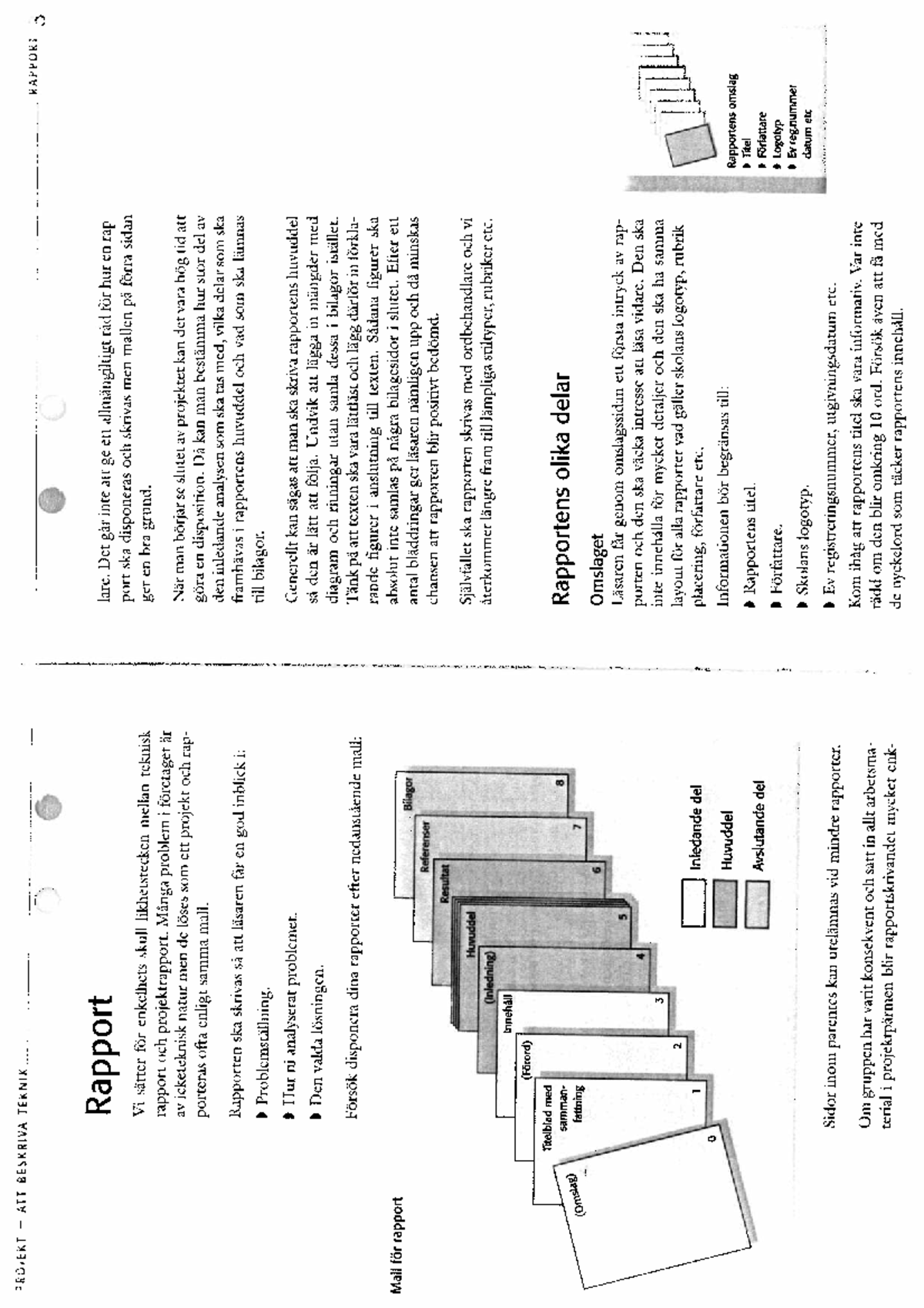 Så här skriver Du en rapport i teknik - PROJEKT ATT BESKRIVA TEKNIK ...