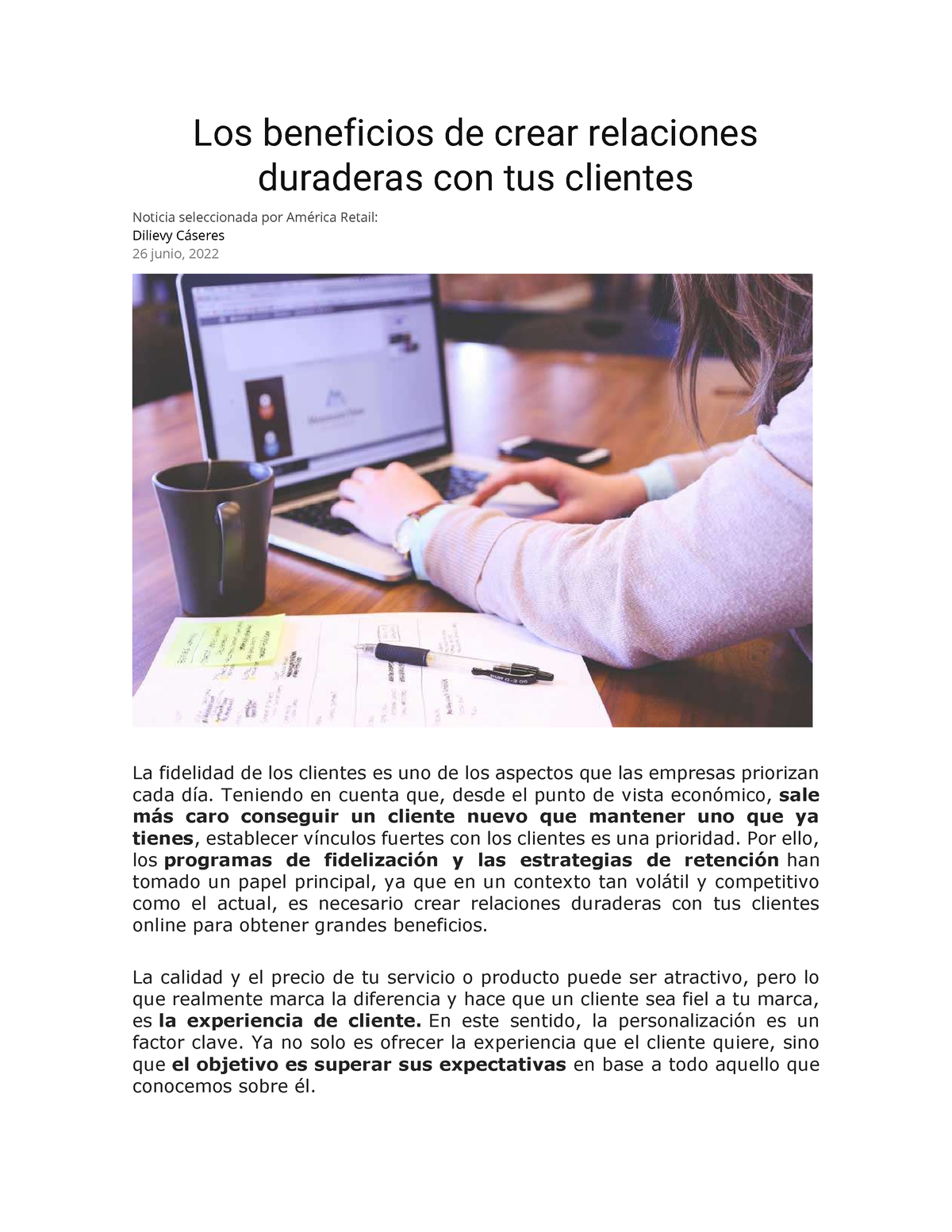 Los Beneficios De Crear Relaciones Duraderas Con Tus Clientes Los Beneficios De Crear 0273