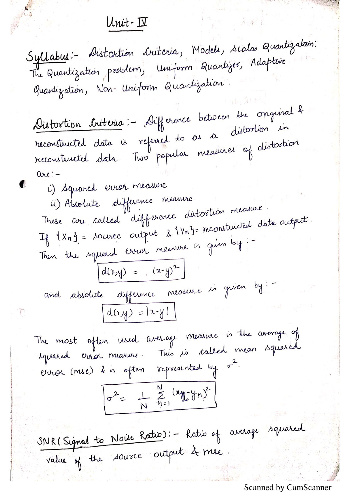 DC Unit 4 - NOTES - B.tech - Studocu