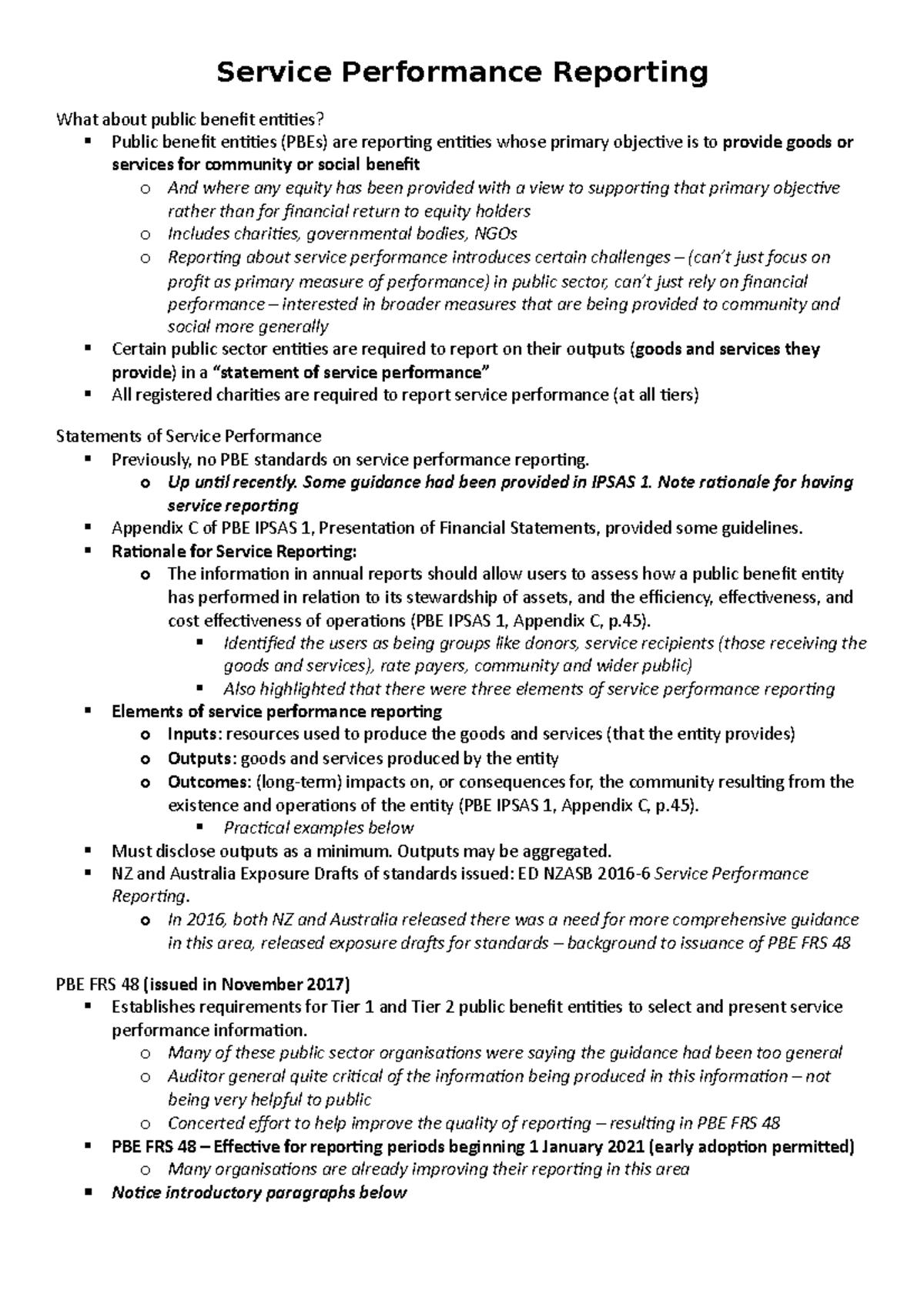 11a - Service Performance Reporting - Service Performance Reporting ...