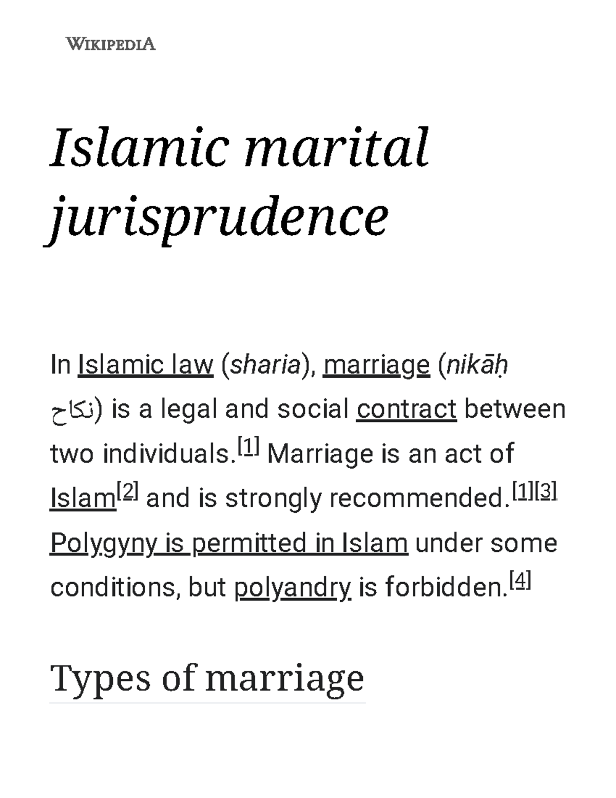 Islamic Marital Jurisprudence - Wikipedia - Islamic Marital ...