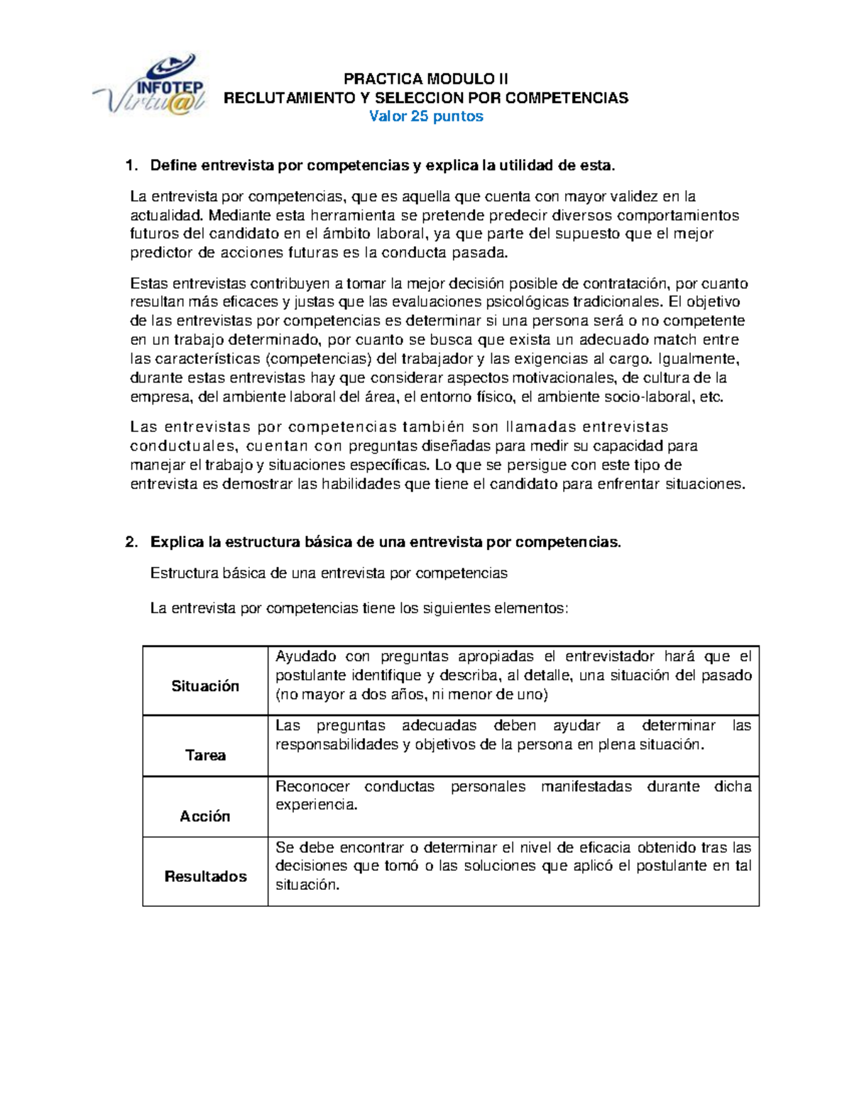 Actividad No1 Del Módulo 2 - PRACTICA MODULO II RECLUTAMIENTO Y ...