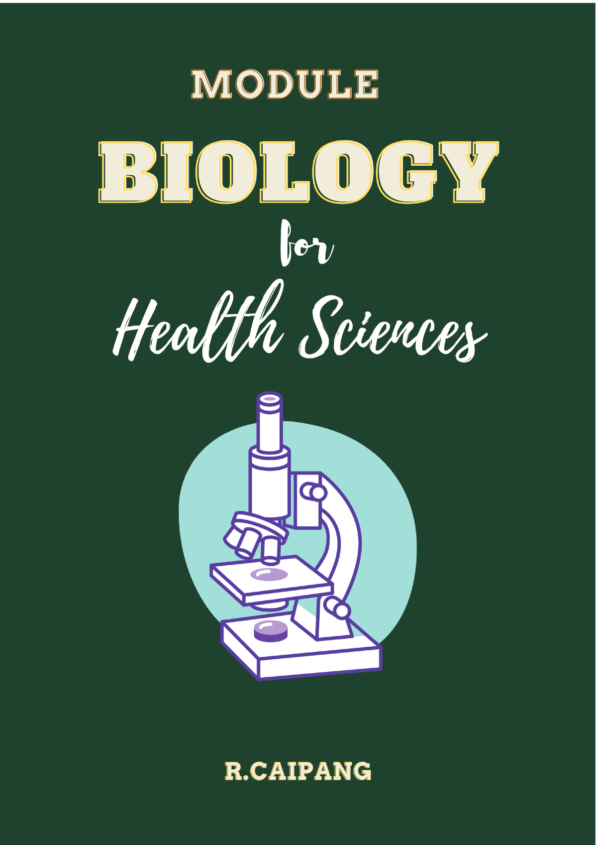 Biol 5. Module 8. Man And Its Environment - Course Content A. The ...