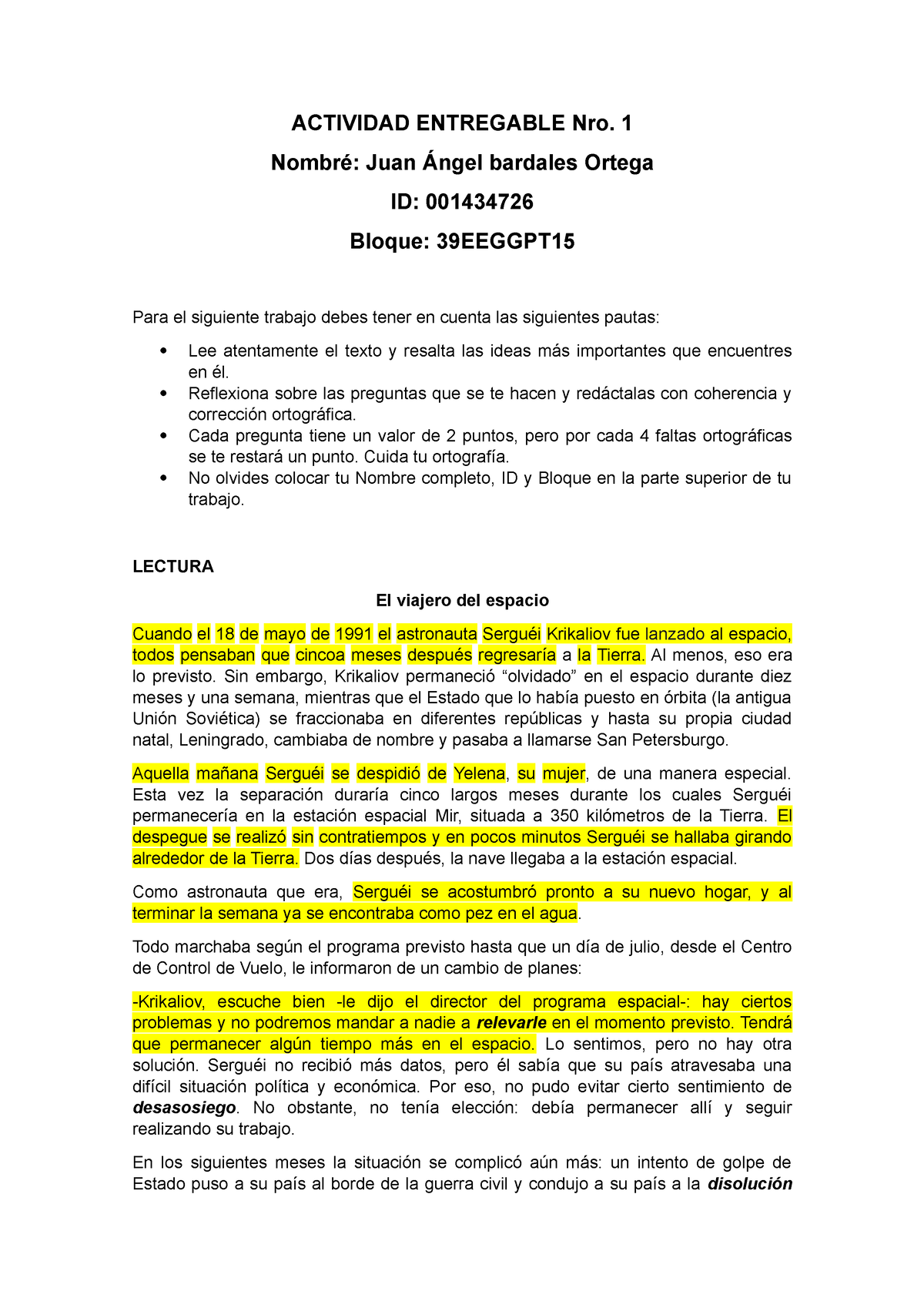 Spsu 860 Actividadentregable 001 6 De Lenguaje Y Comunicacion Unidad