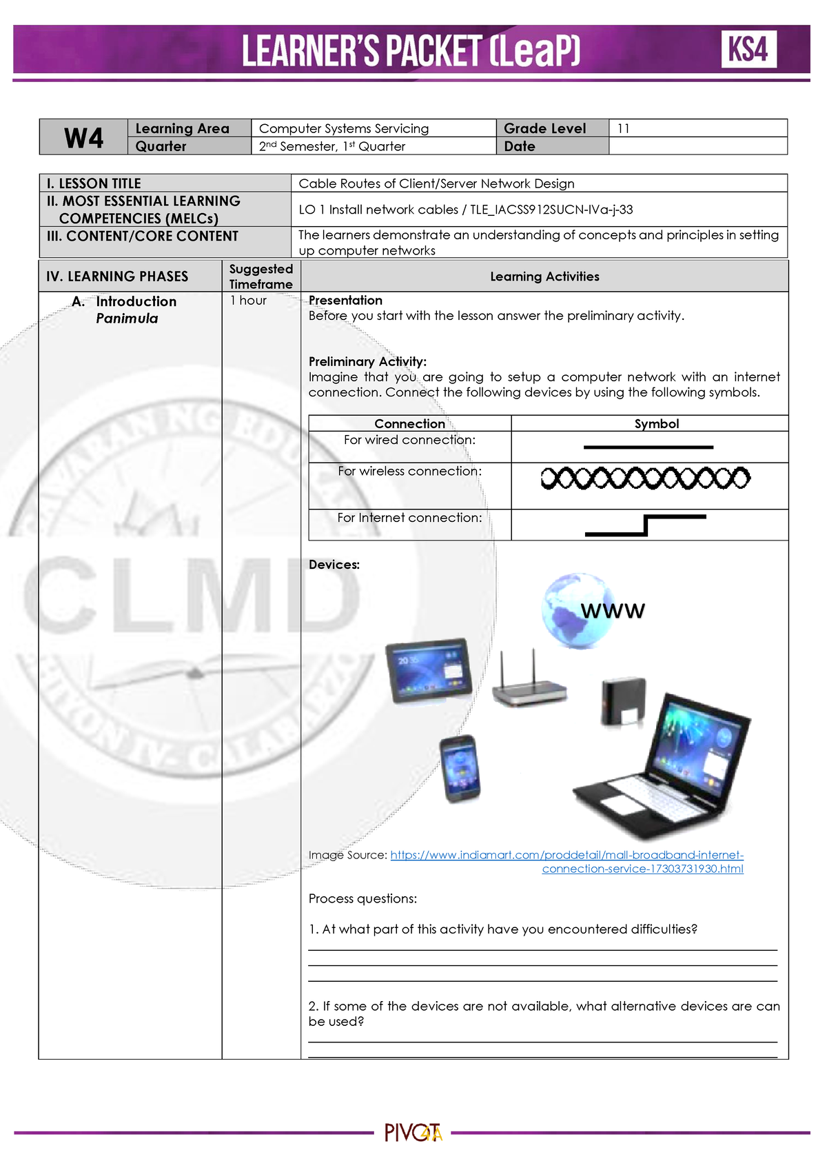 TLE11-ICT-Computer Systems Servicing-Q1 Q2-W4-Lea P - W 4 Learning Area ...