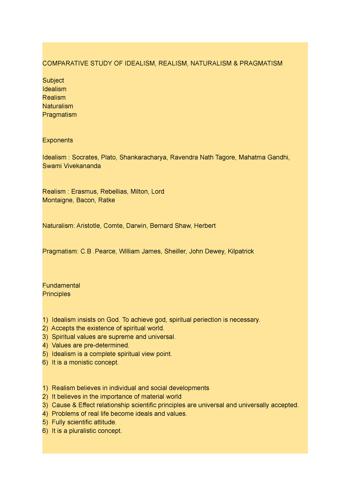 comparative-study-of-idealism-realism-naturalism-pragmatism-comparative-study-of-idealism