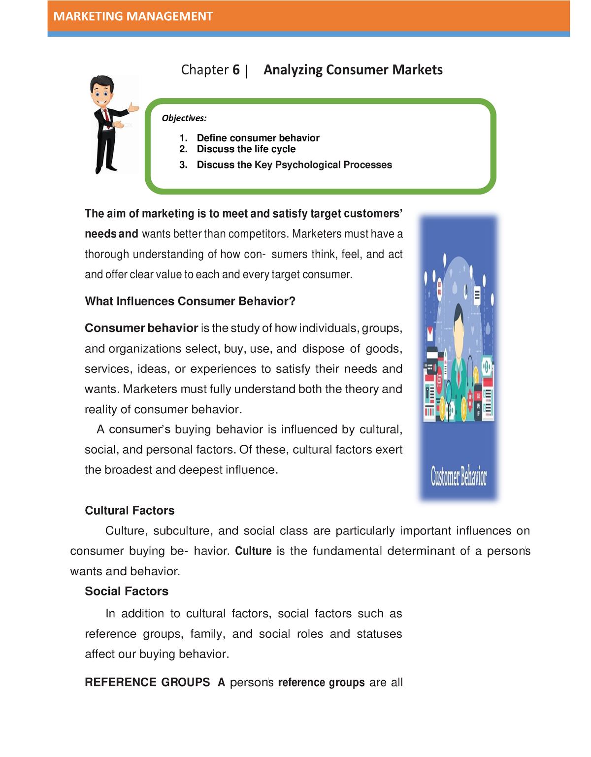 Chapter 6 Analyzing Consumer Markets - Chapter 6 | Analyzing Consumer ...