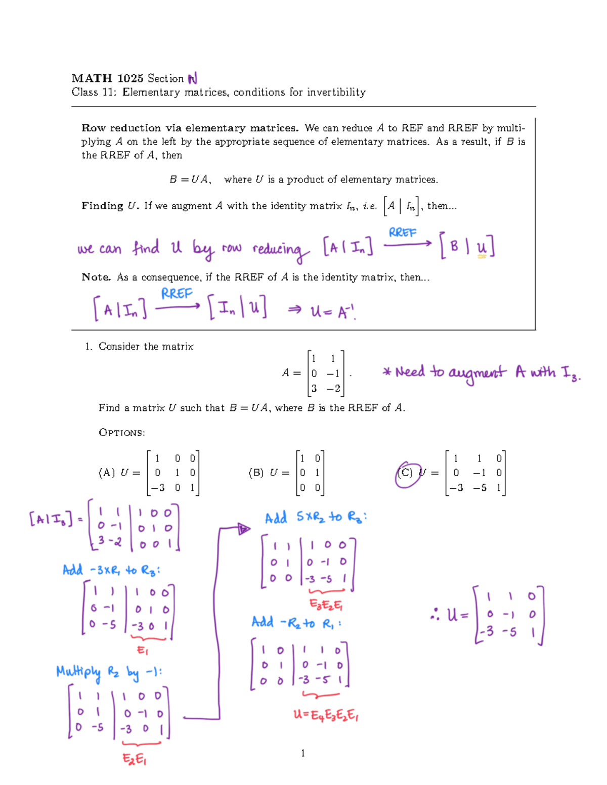 Class 11 Solutions - INCLUDES NOTES ON THE TOPIC :- Conditions for ...