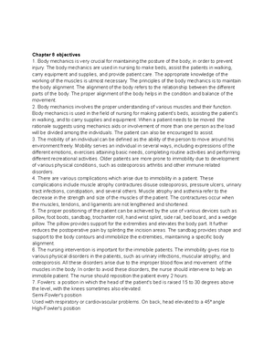 Ch 6 obj for classroom work per schedule - Chapter 6 objectives 1. It ...