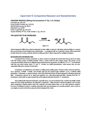 Organic Chemistry Lab - Final Exam Study Guide - Which Of The Following ...