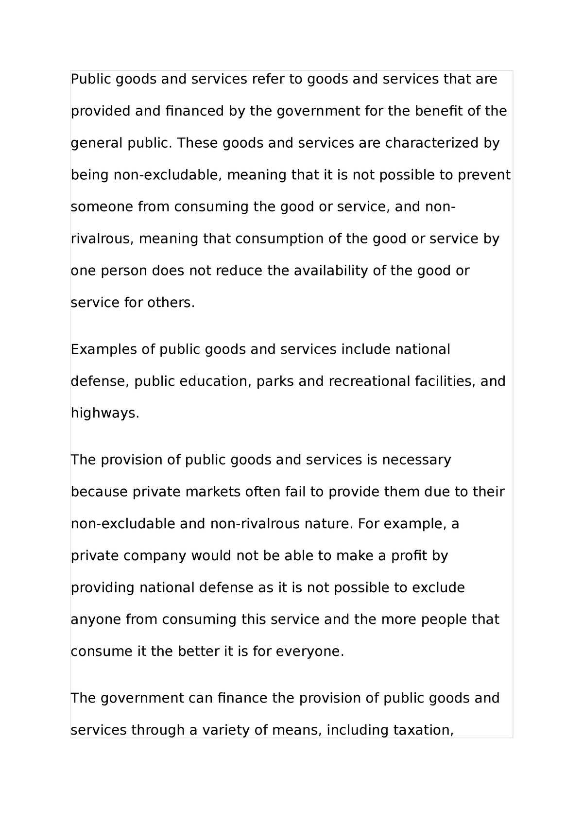 the-provision-of-public-goods-and-services-public-goods-and-services