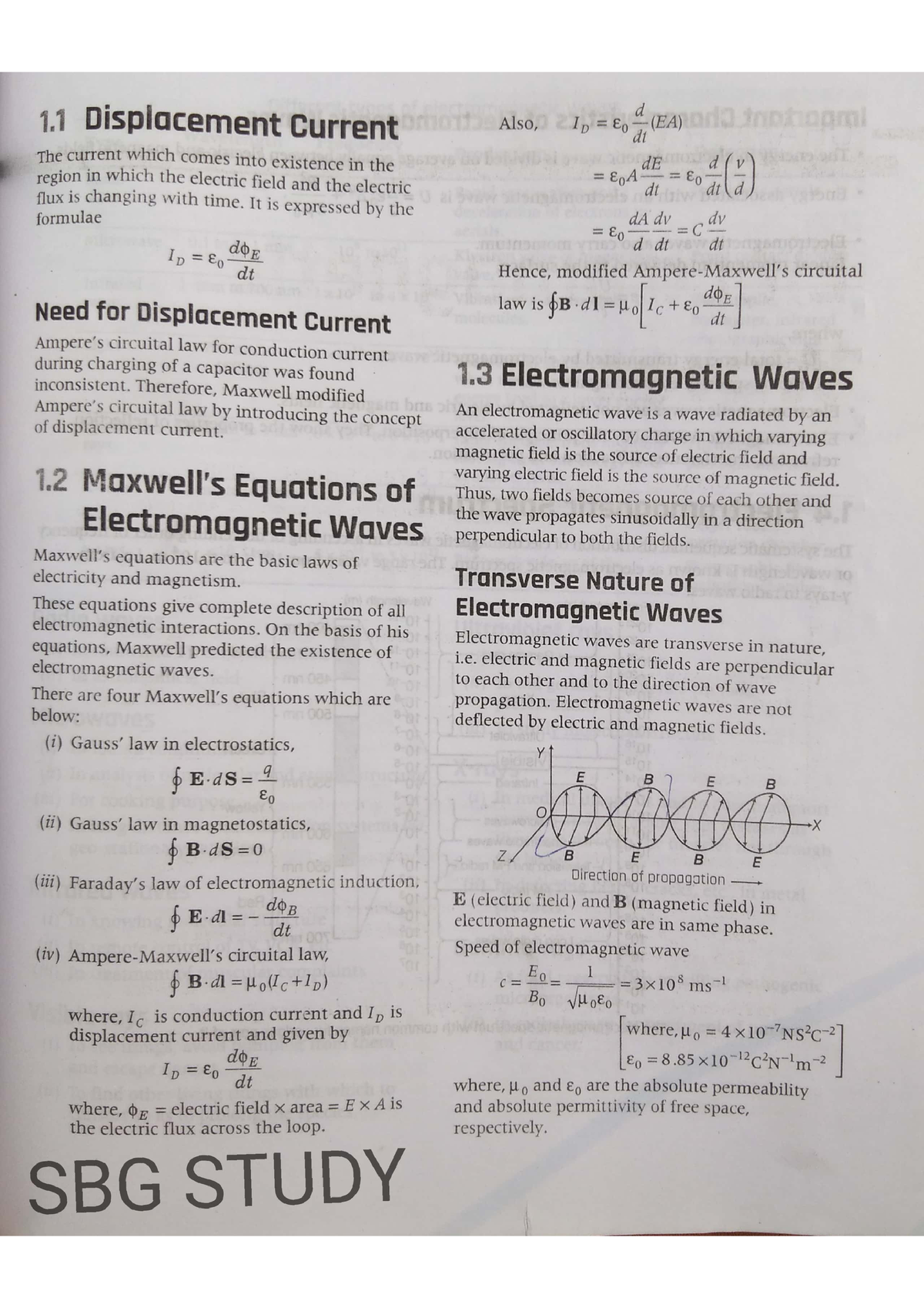 Physics 12-electromagnetic-waves - Studocu