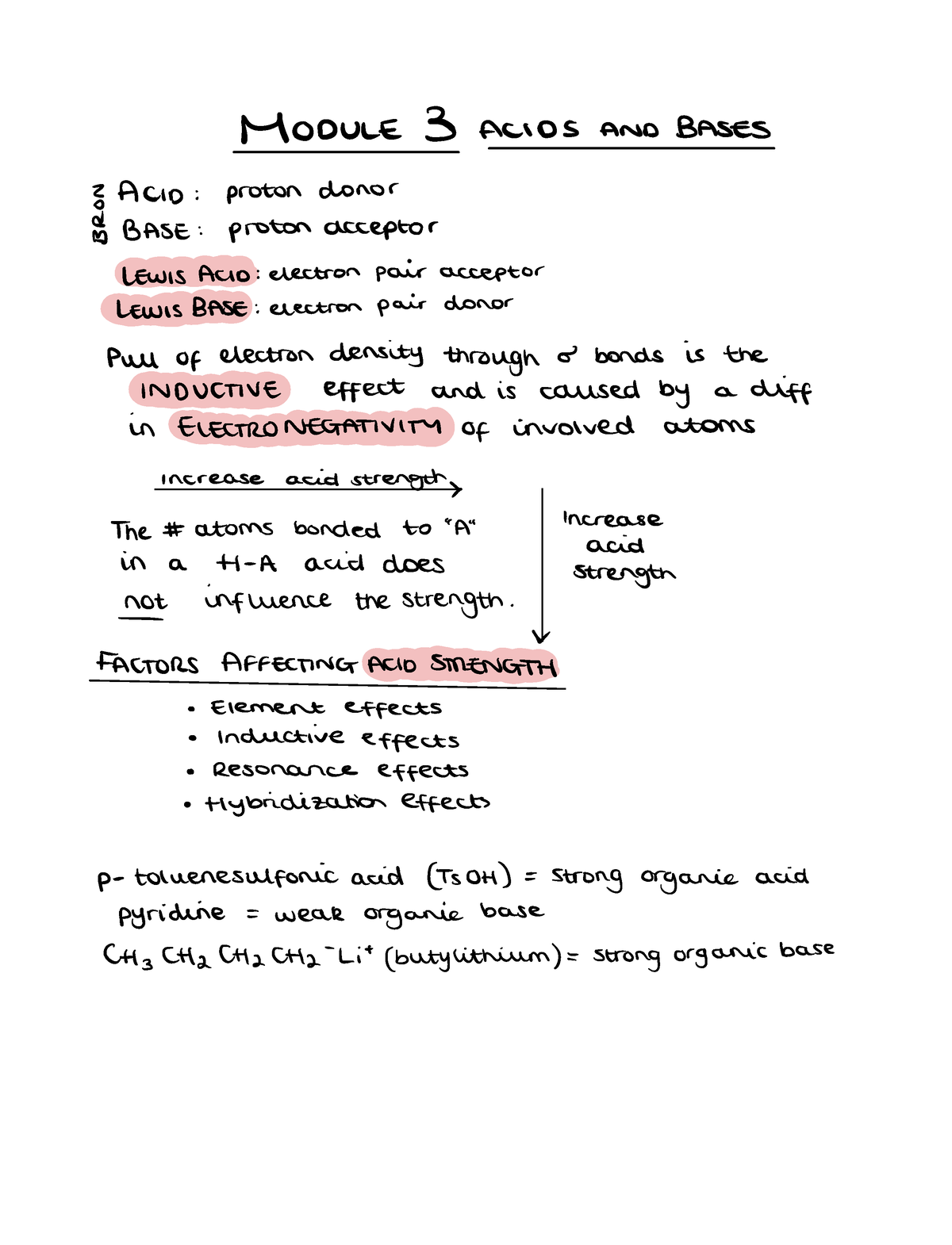 Chapter 3 - Acids And Bases - CHM210L - Studocu