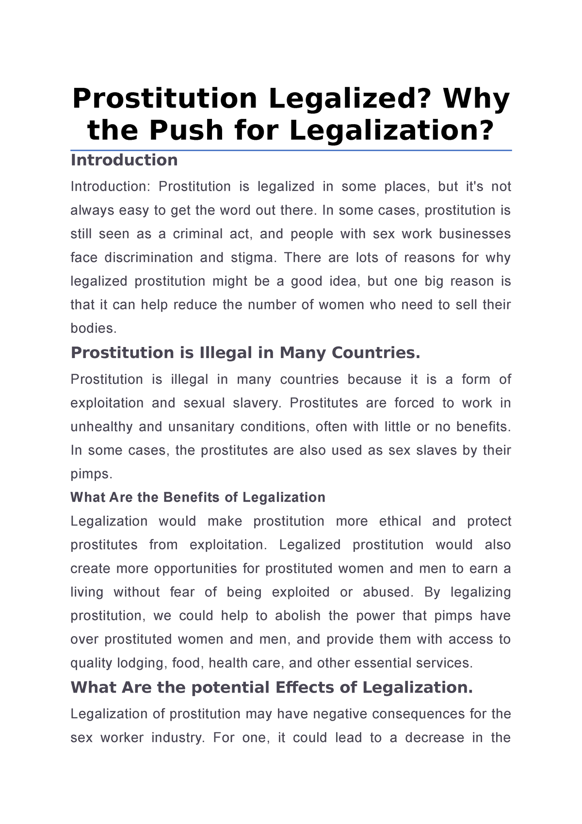 Prostitution Legalized Why The Push For Legalization Prostitution   Thumb 1200 1698 