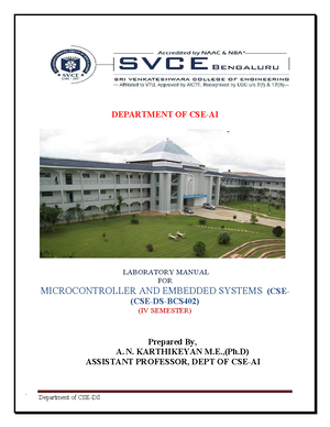 Module 3-Notes - Module TH C Compilers and optimization Overview of C ...