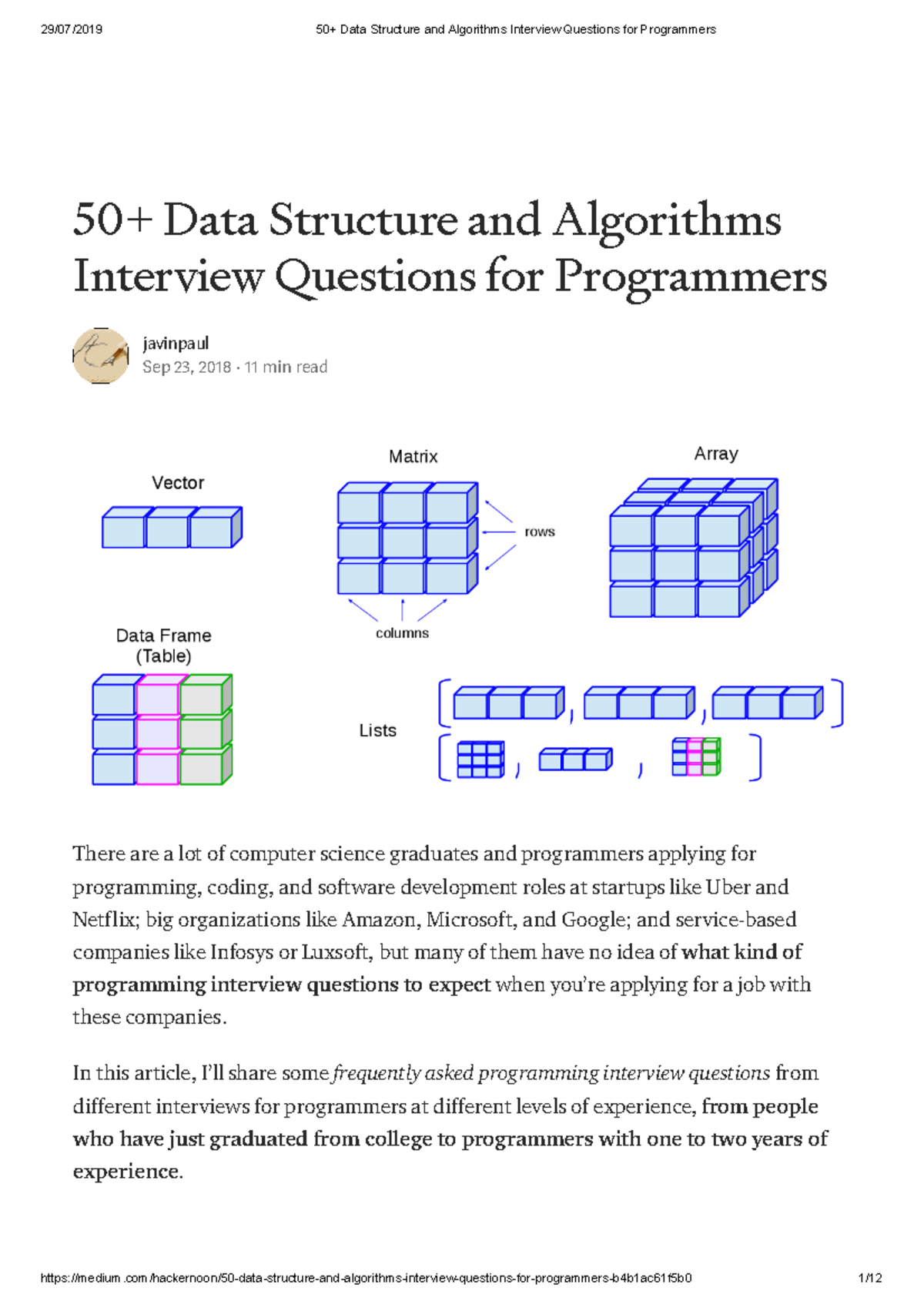 DSA Interview Questions 230225 180032 - 50+ Data Structure and ...