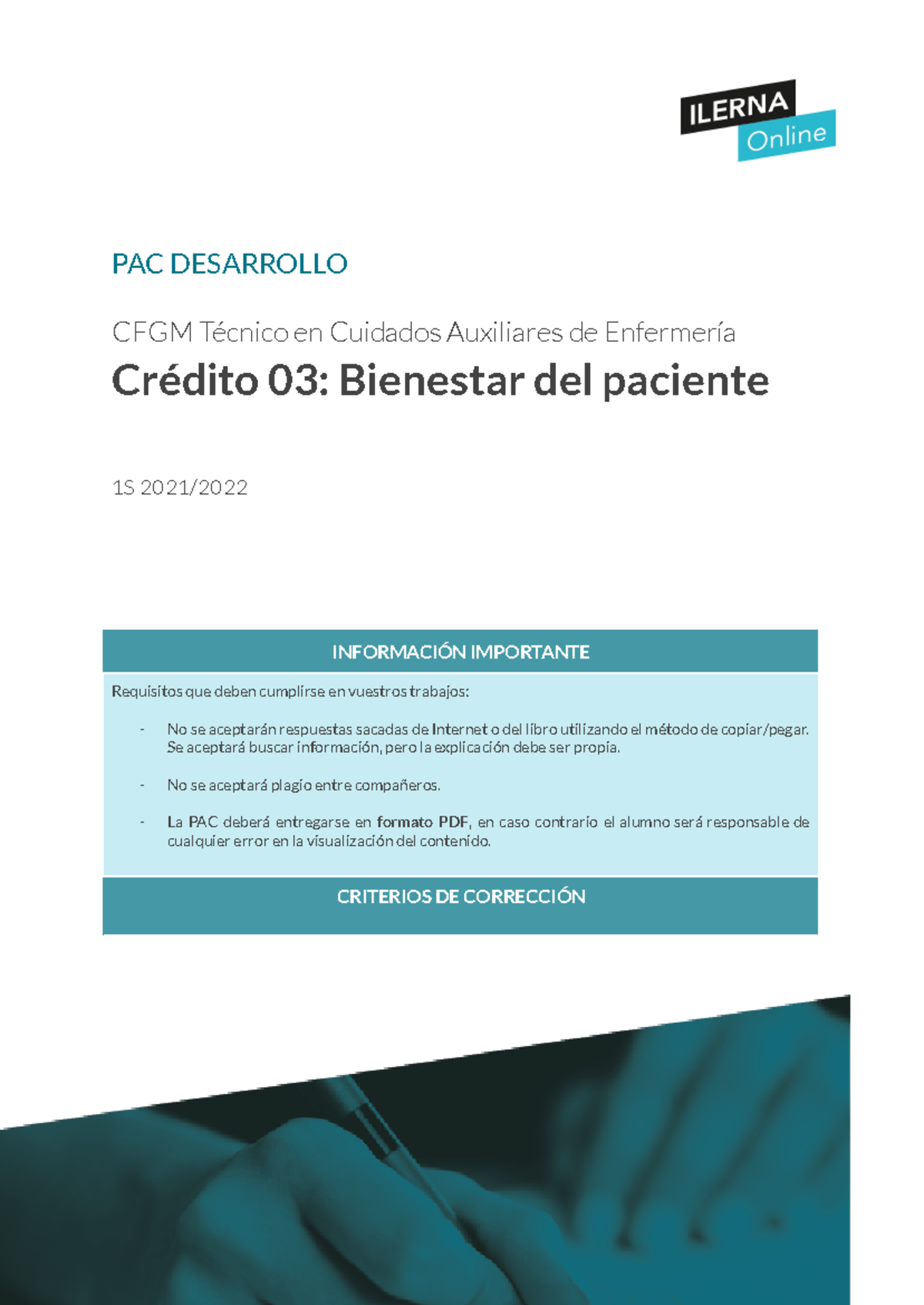 PACD C03 TCAE 1S2122-1 - pac desarollo - PAC DESARROLLO CFGM Técnico en ...