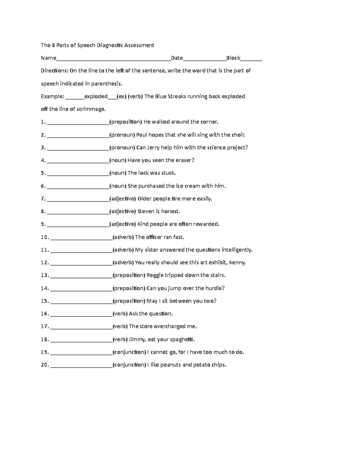 the-8-parts-of-speech-diagnostic-assessment-the-8-parts-of-speech