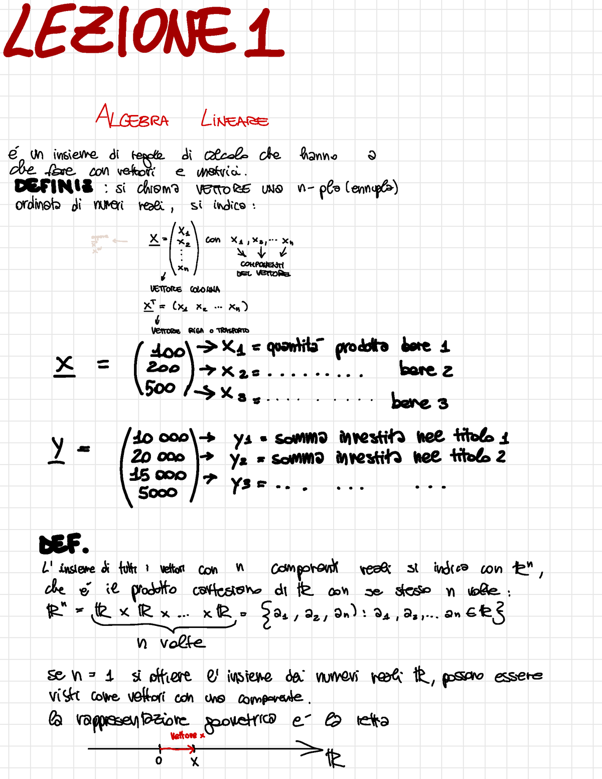 Matematica Finanziaria - LEZIONE 1 A Geert LINEARE è un insieme di che  regole di Alcala che hanno a - Studocu