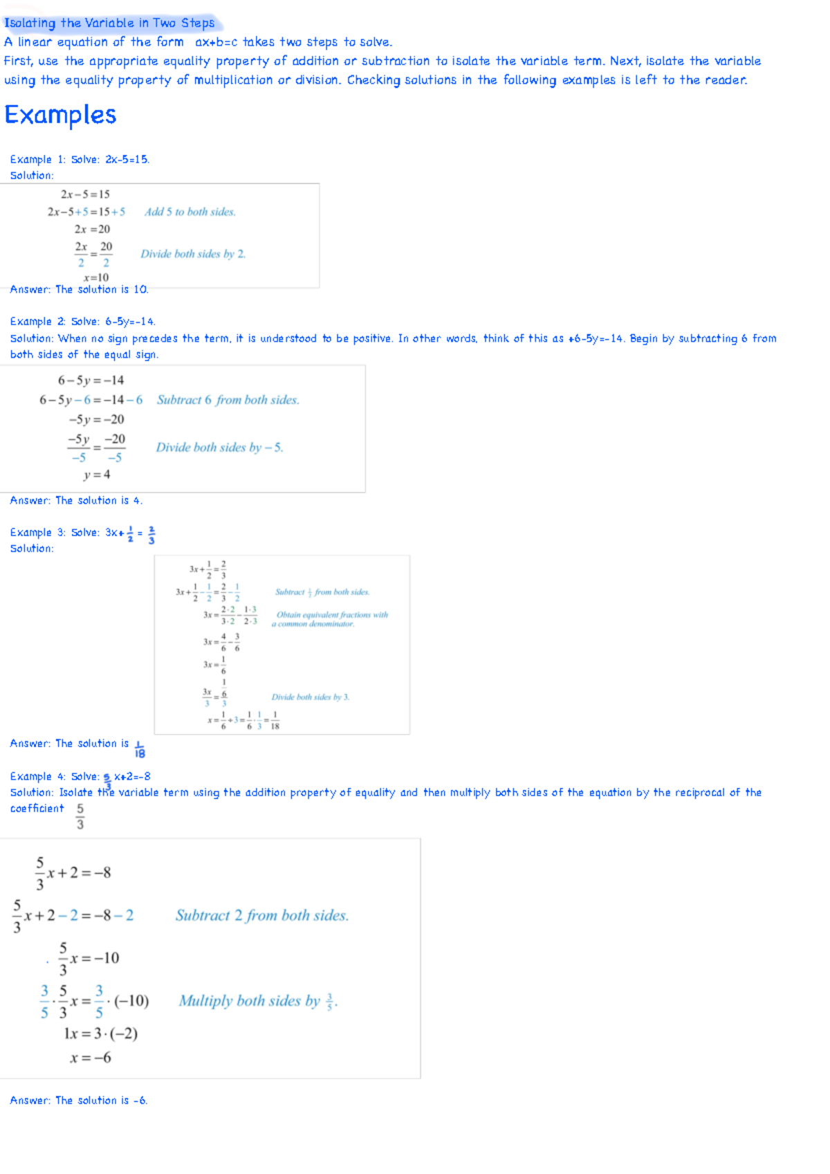 Solve Equations in Two Steps - Deprecated API usage: The SVG back-end ...