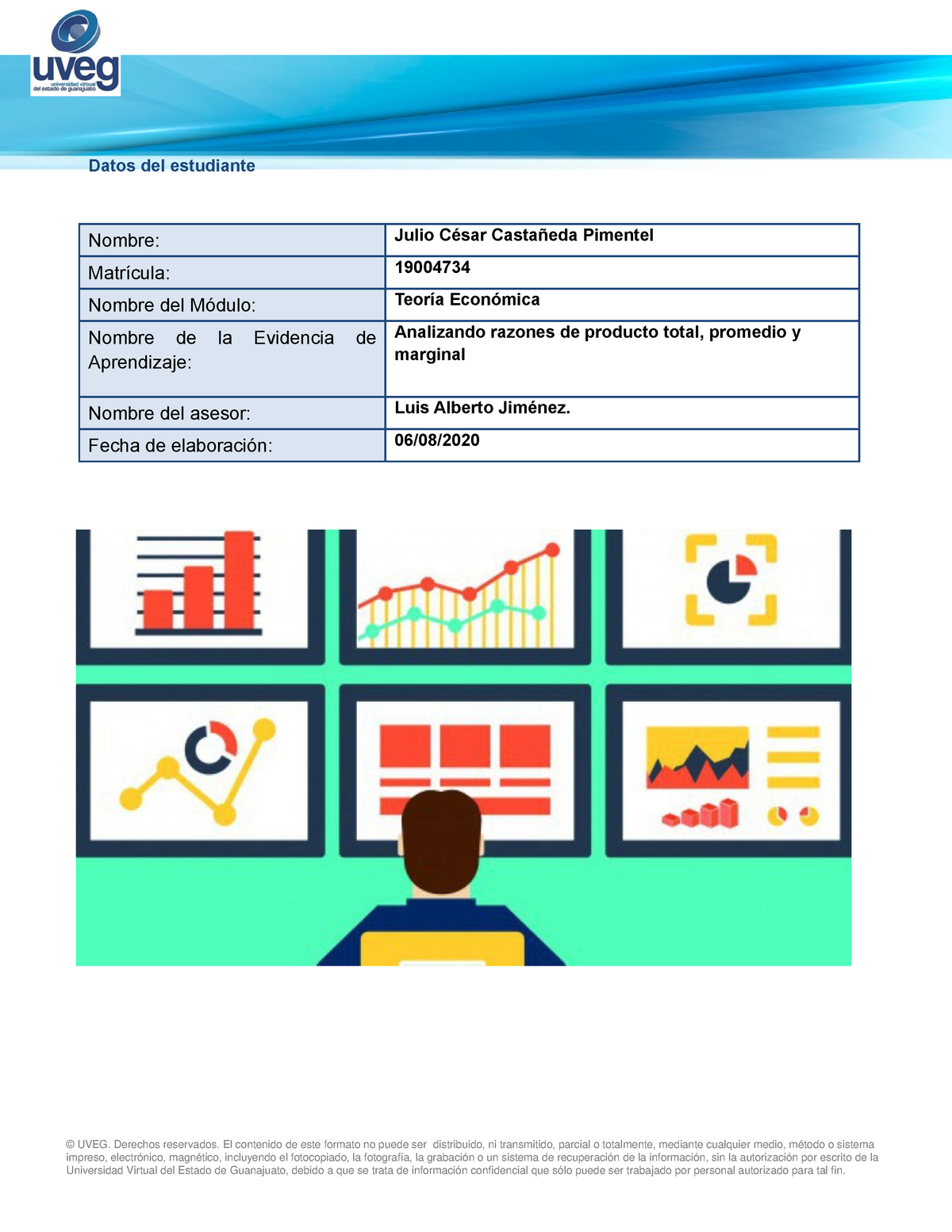 Castañeda Pimentel Julio César Analizando razones de producto total - Datos  del estudiante Nombre: - Studocu