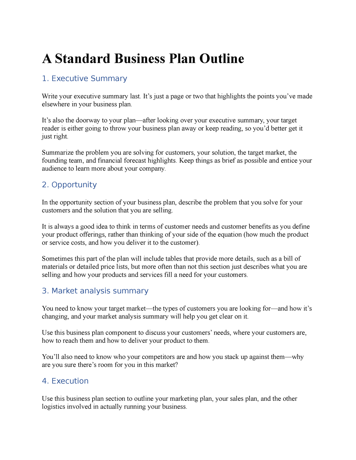 business-plan-format-a-standard-business-plan-outline-1-executive