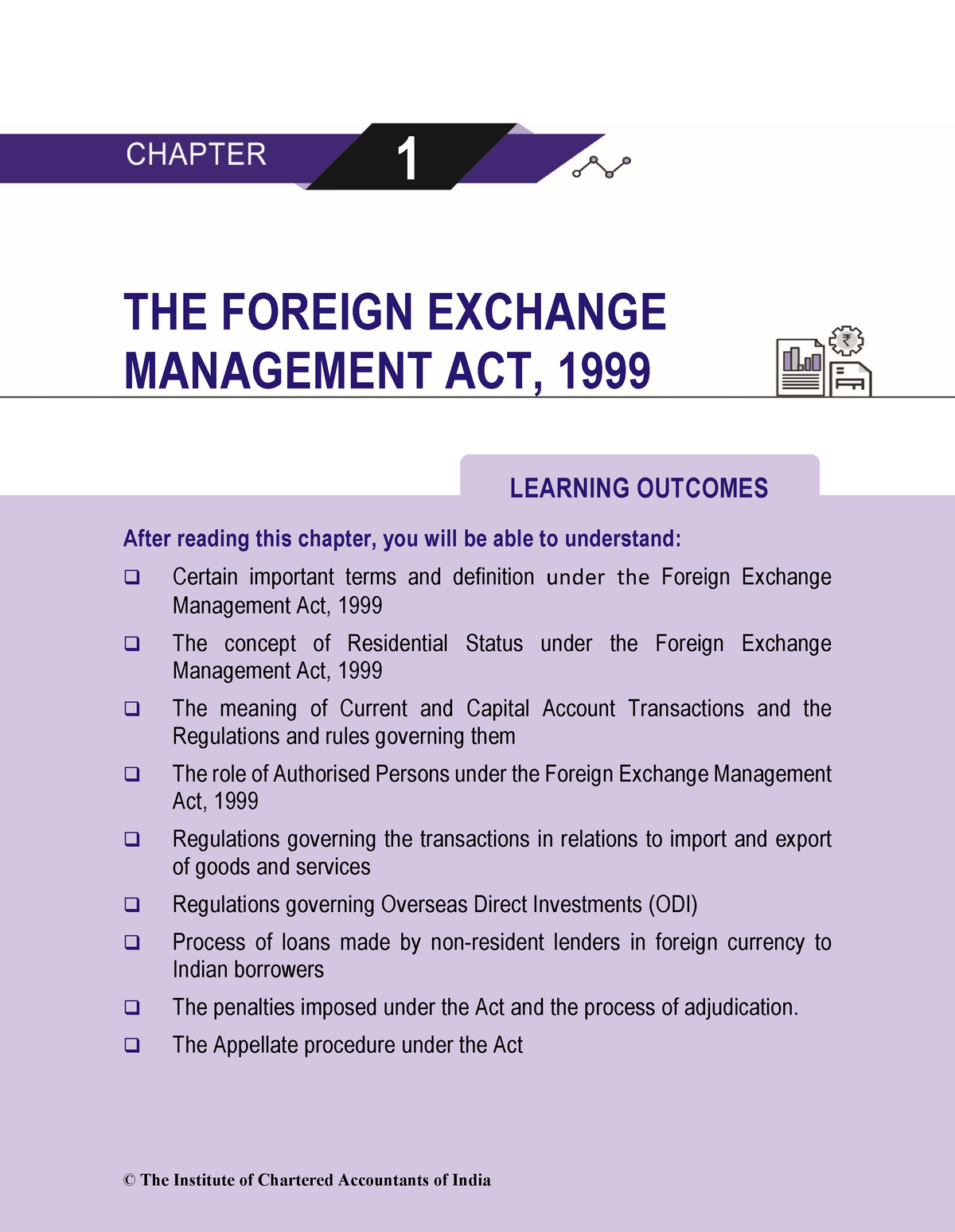 Fema - Summary - 1 THE FOREIGN EXCHANGE MANAGEMENT ACT, 1999 LEARNING ...