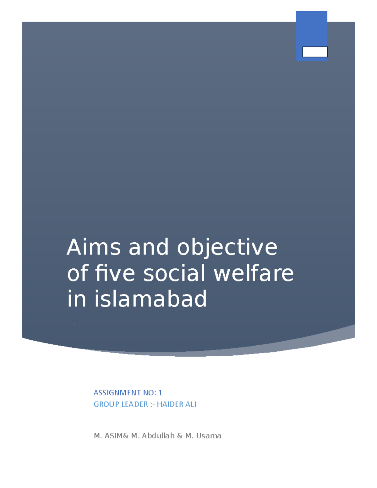 aims-and-objective-of-five-social-welfare-in-islamabad-asim-m