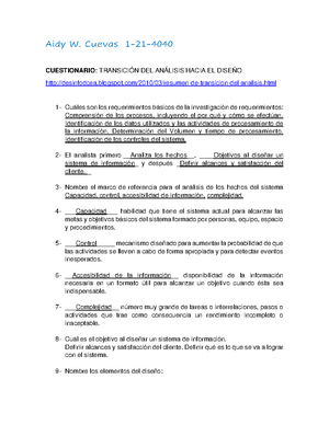 Preguntas DE Repaso Capitulo 1 Y 2 PREGUNTAS DE REPASO CAPITULO 1 1 Compare Los Procesos De