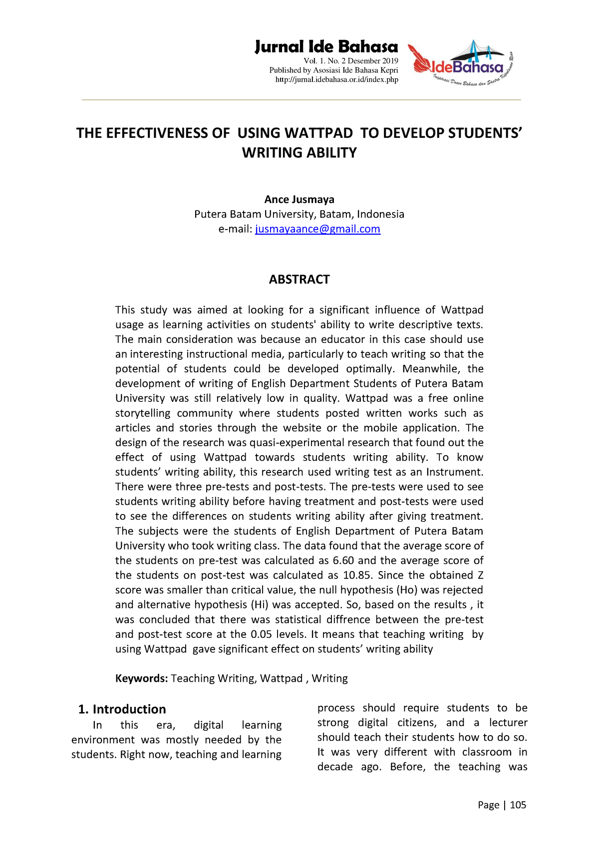 10-Article Text-161-4-10-202001 20 - Jurnal Ide Bahasa Vol. 1. No. 2 ...