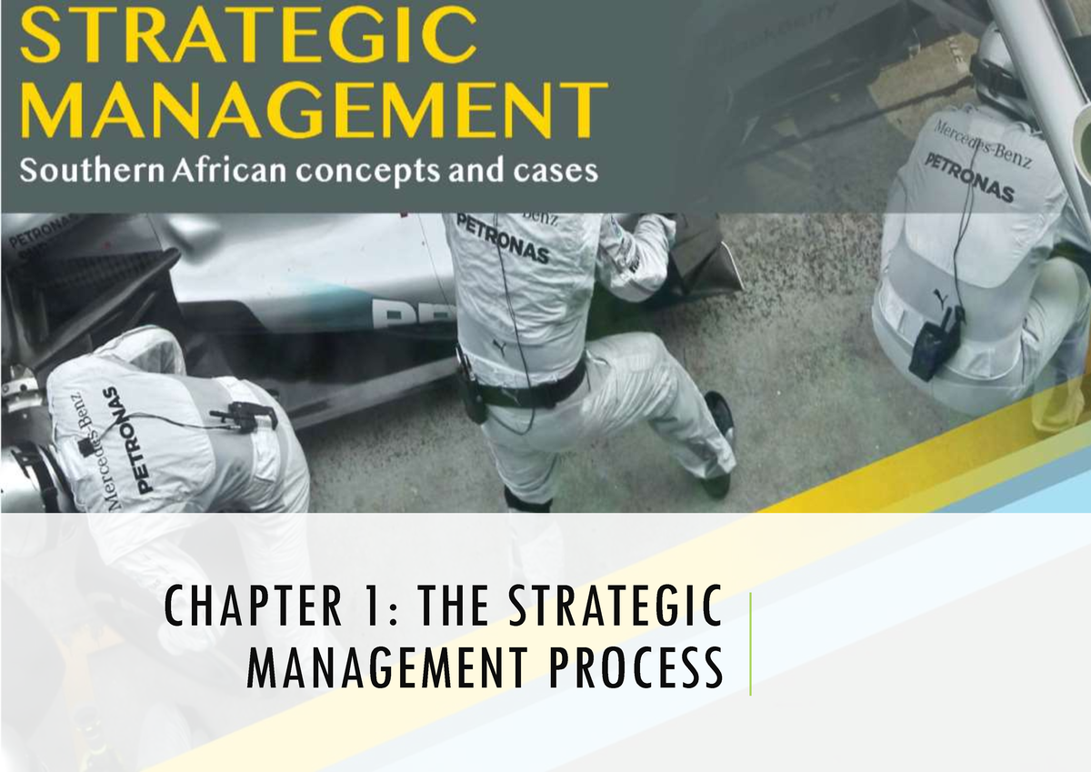 Chapter 1 THE STRATEGIC MANAGEMENT PROCESS - CHAPTER 1: THE STRATEGIC ...