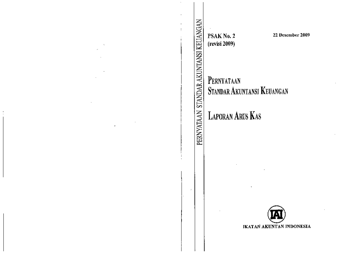 PSAK 02 Laporan Arus Kas Revisi 2009 - PERNYATAAN STANDAR AKUNTANSI ...